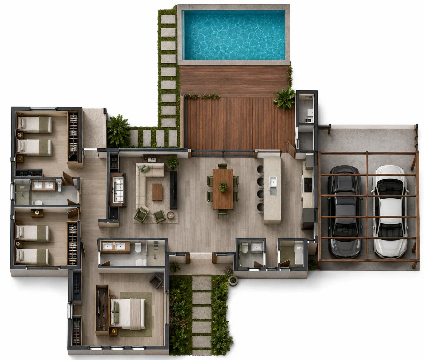 Plano de obra del proyecto 150p-f