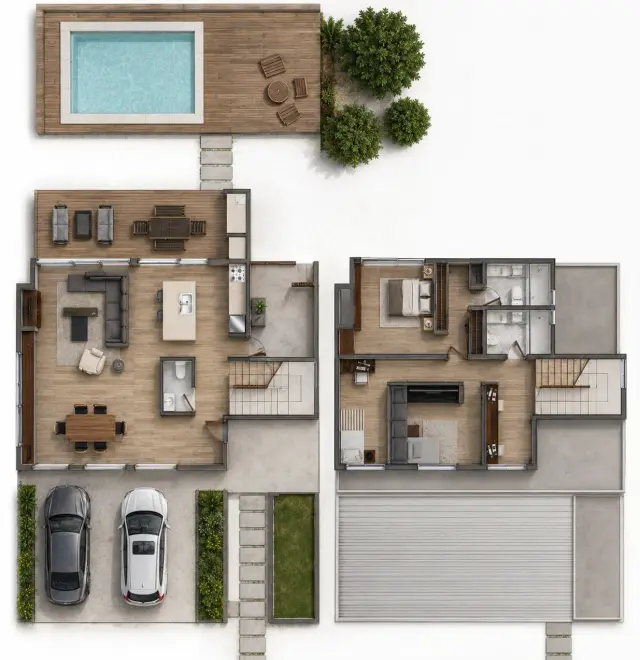 Plano de obra del proyecto 150p-j