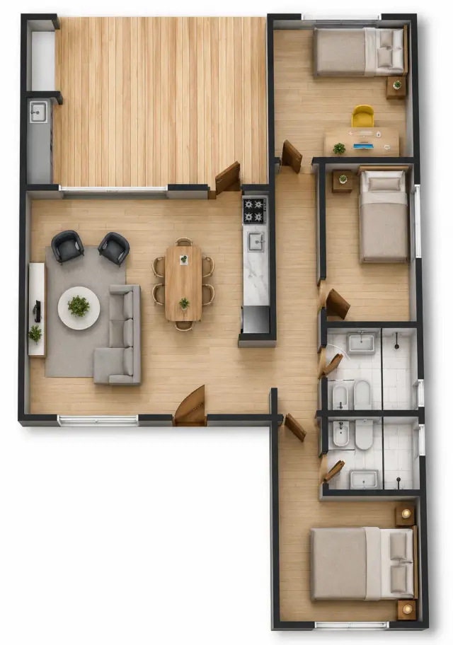Plano de obra del proyecto 80ep-f