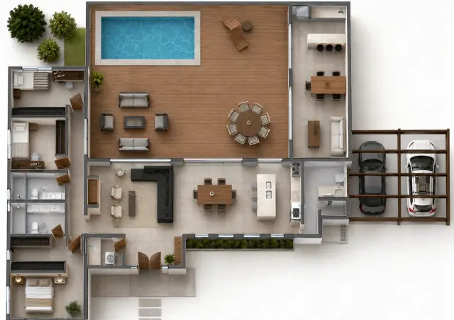 Plano de obra del proyecto 165p-a