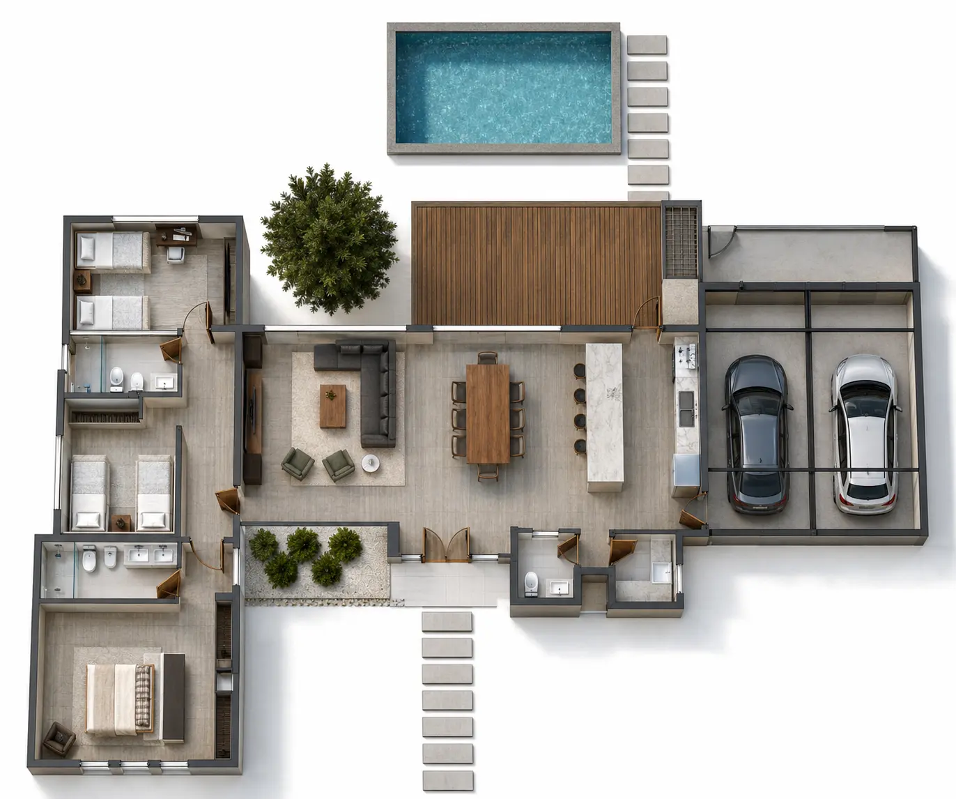 Plano de obra del proyecto 150p-d