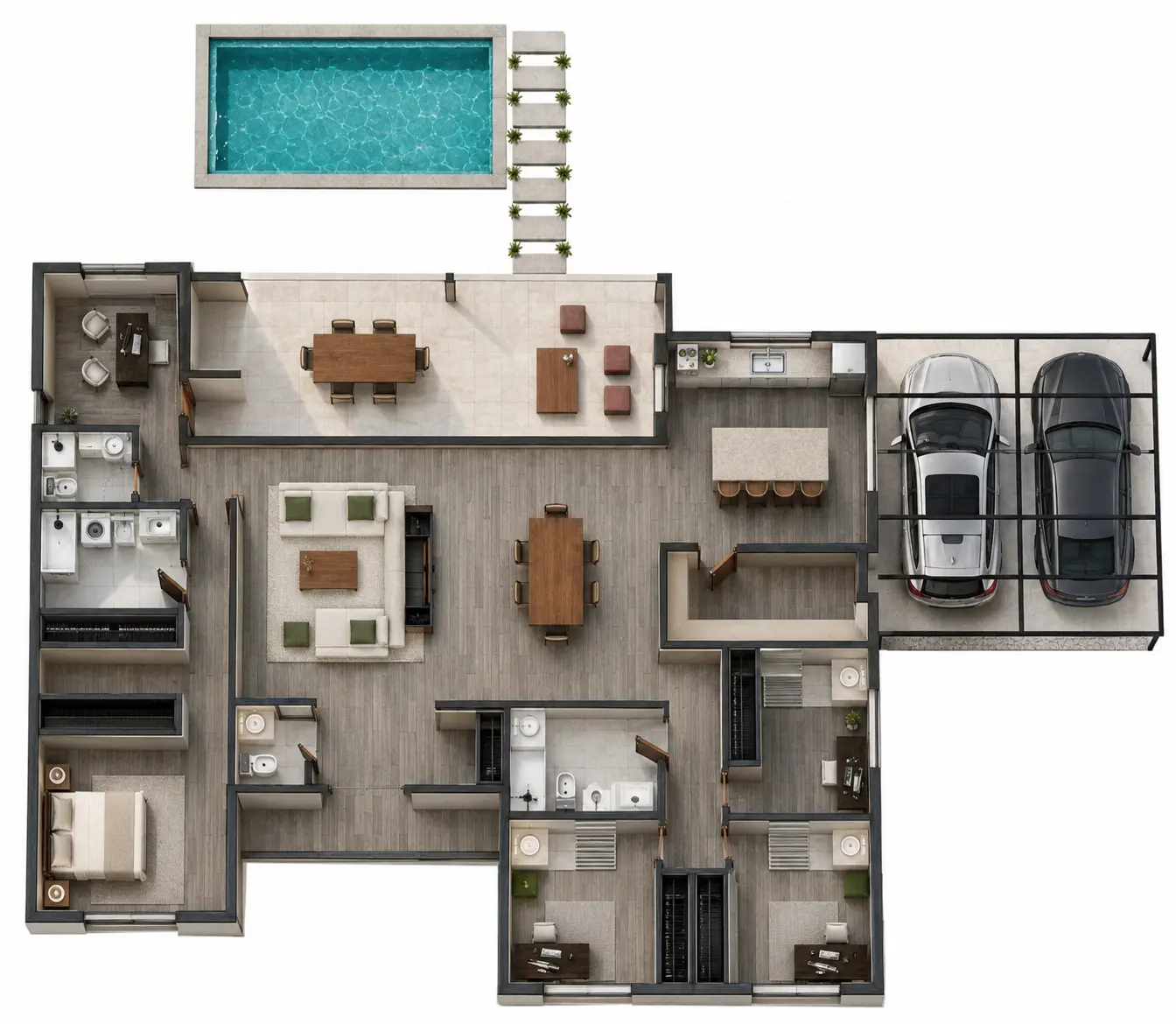 Plano de obra del proyecto 178p-a