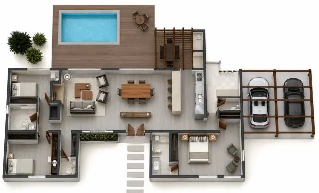 Plano de obra del proyecto 120p-a