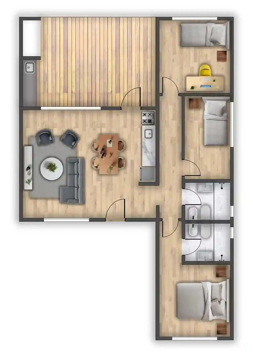 plano de obra del proyecto 80e-e