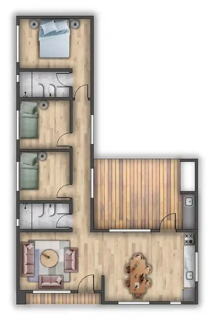 plano de obra del proyecto 85e-b