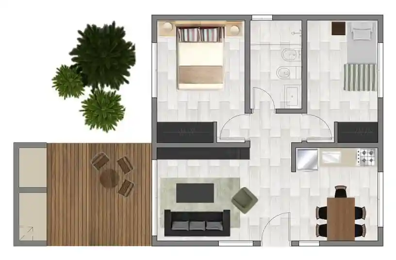 plano de obra del proyecto 45i-a