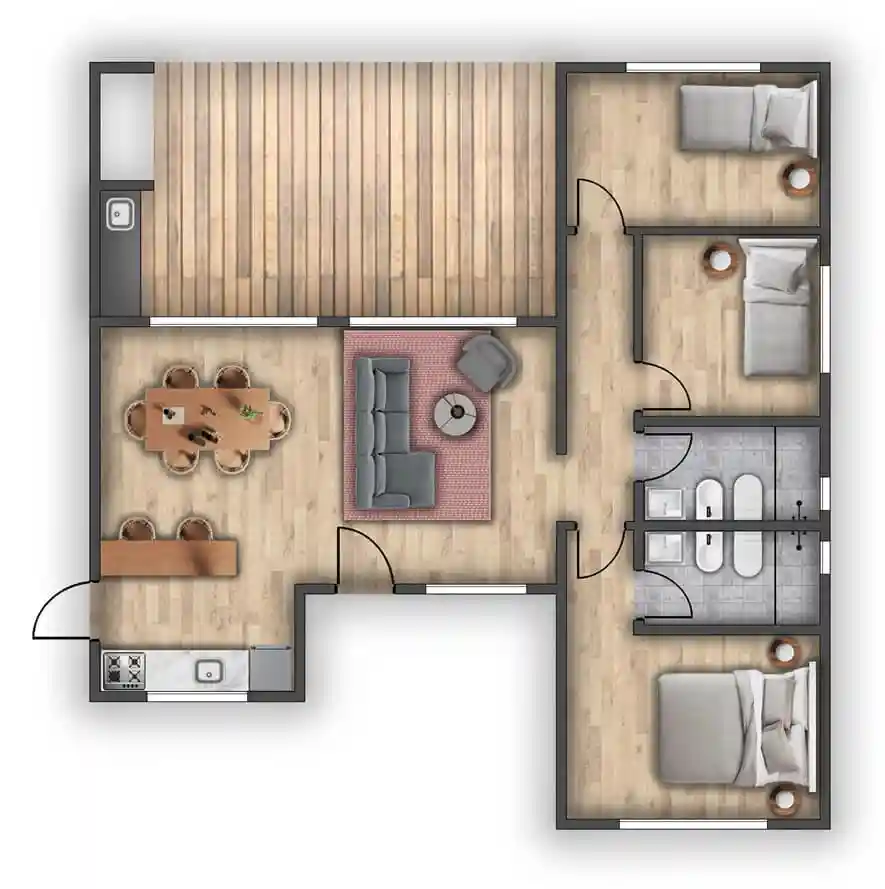 plano de obra del proyecto 80i-b
