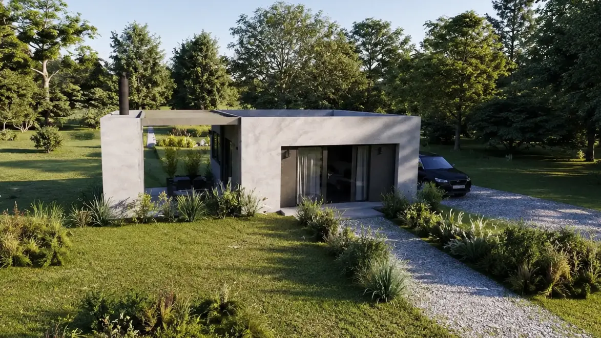 Proyecto 45b-a — 45m² Básica - vista 2