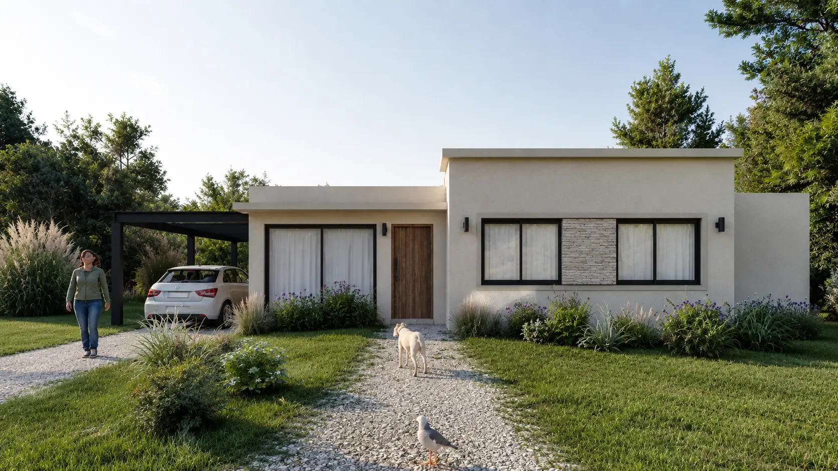 Proyecto 75b-b — 75m² Básica