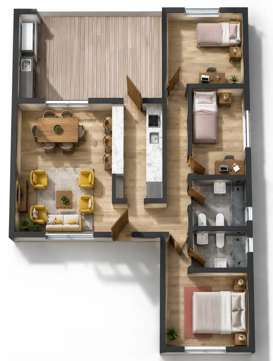 Plano de obra del proyecto 85b-c
