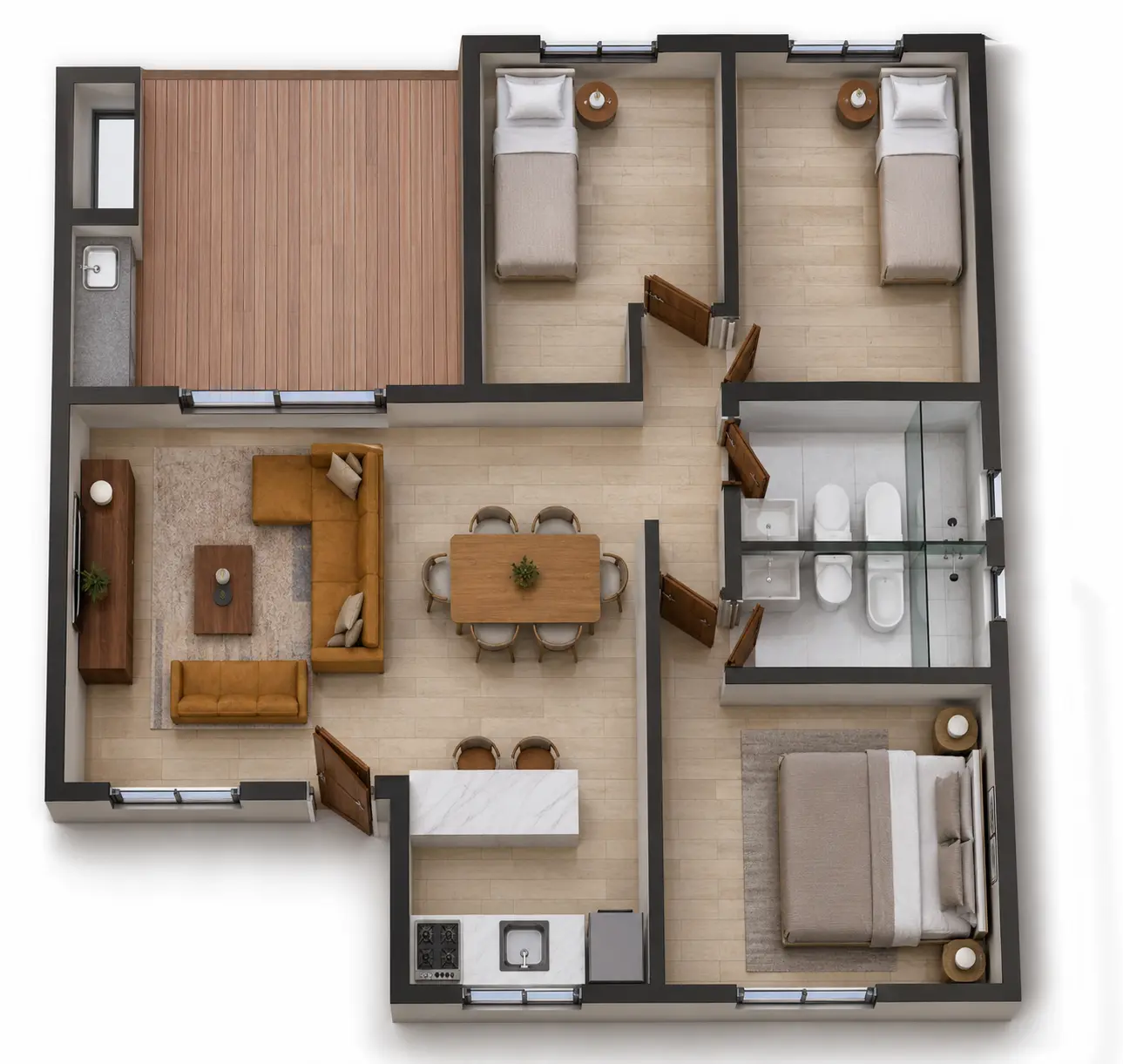 Plano de obra del proyecto 85b-d