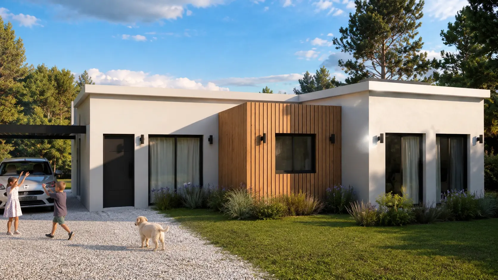 Proyecto 90b-d — 90m² Básica - vista 2