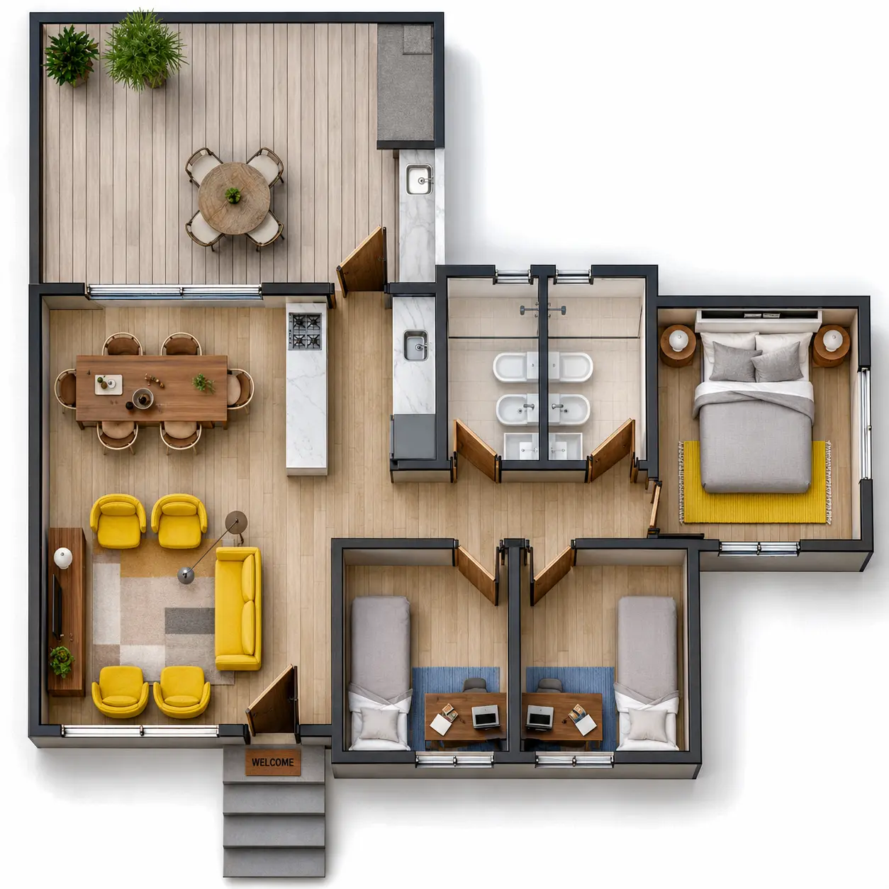 Plano de obra del proyecto 75ep-b