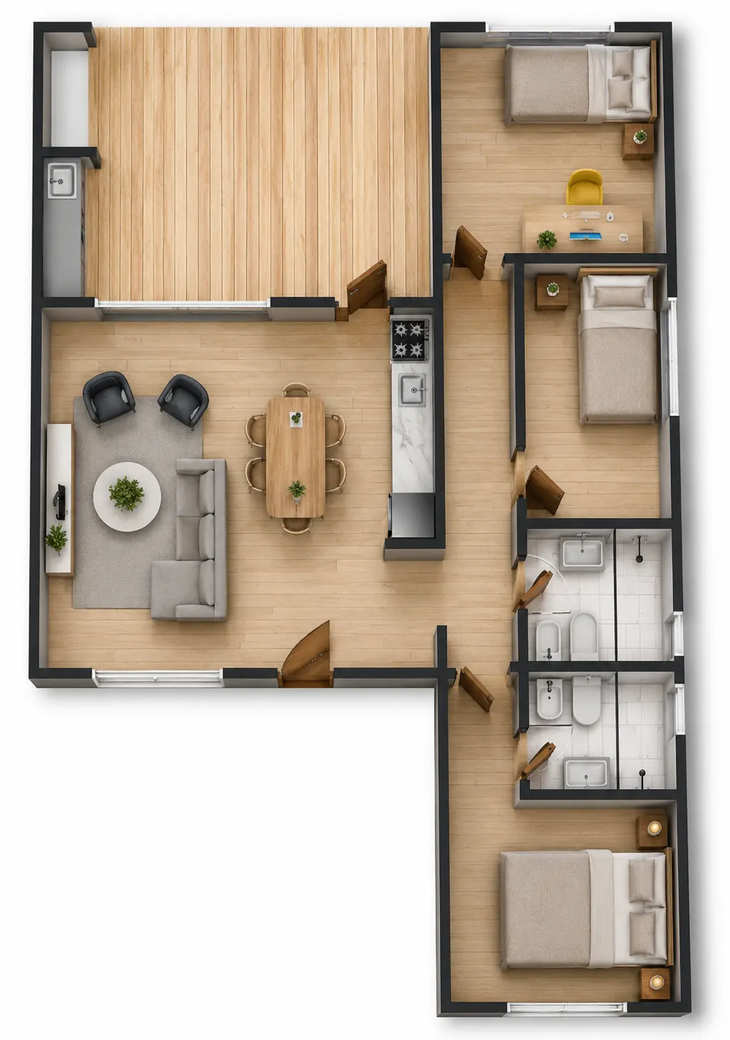 Plano de obra del proyecto 80ep-f