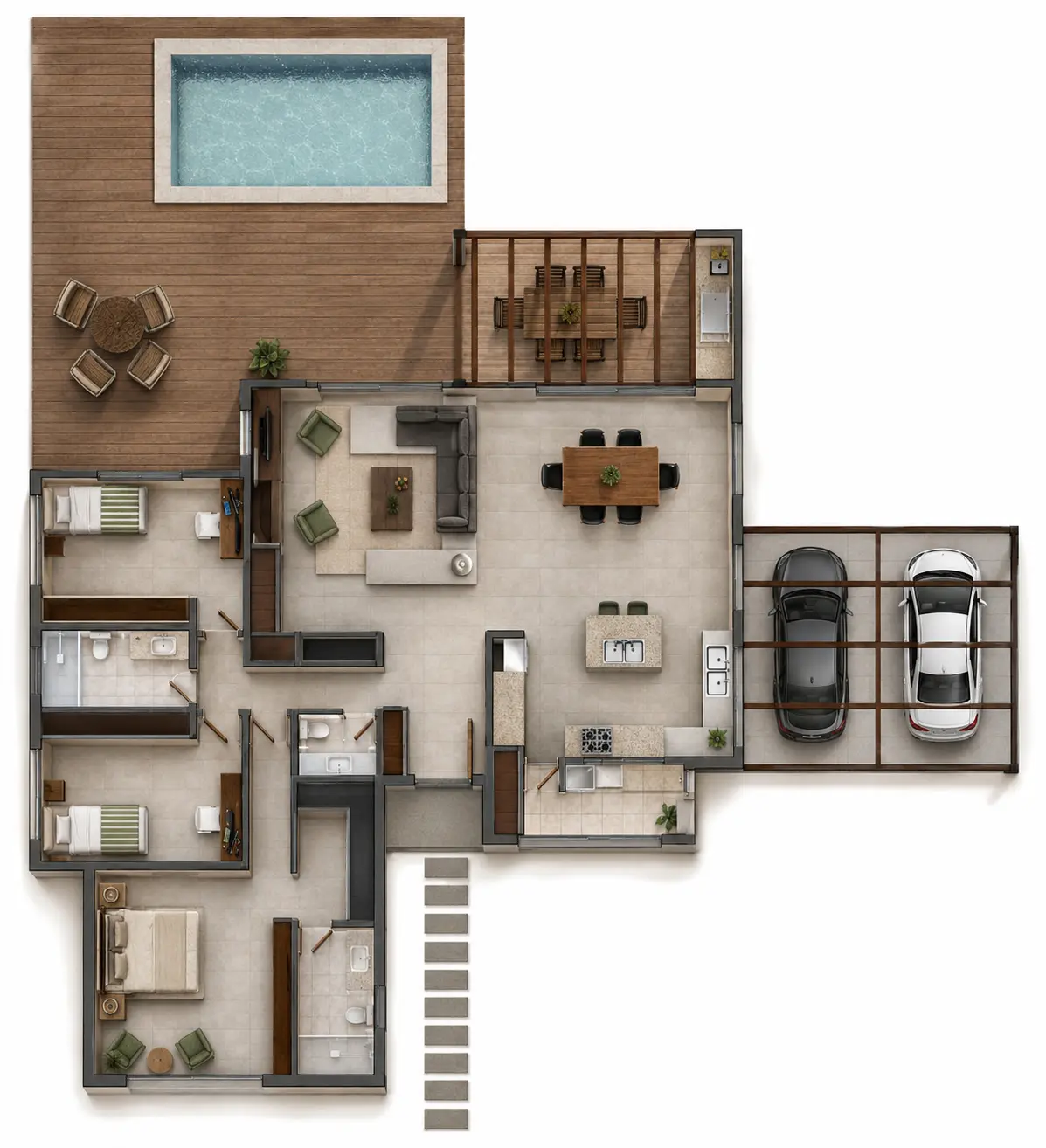 Plano de obra del proyecto 145p-a