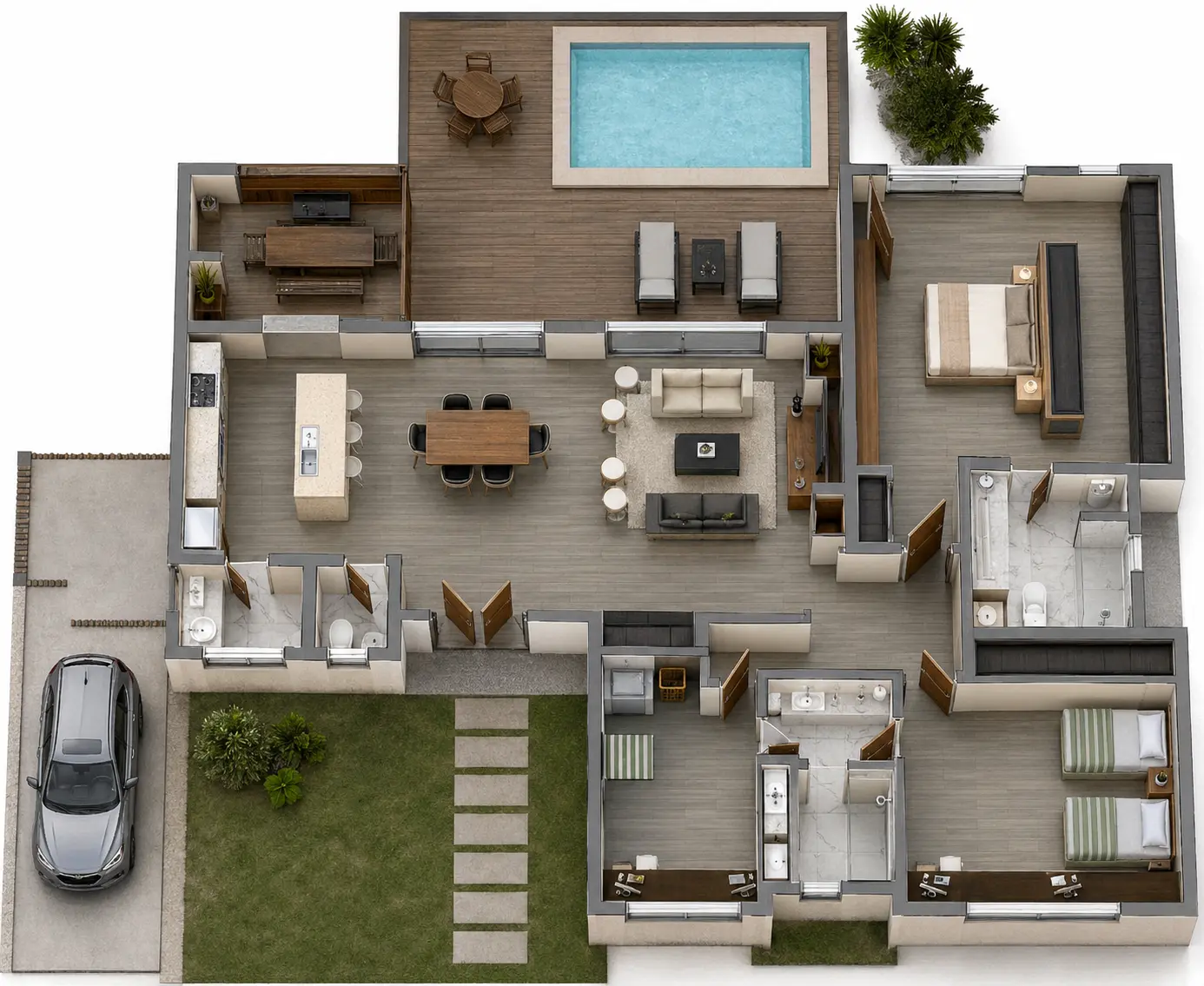 Plano de obra del proyecto 160p-a