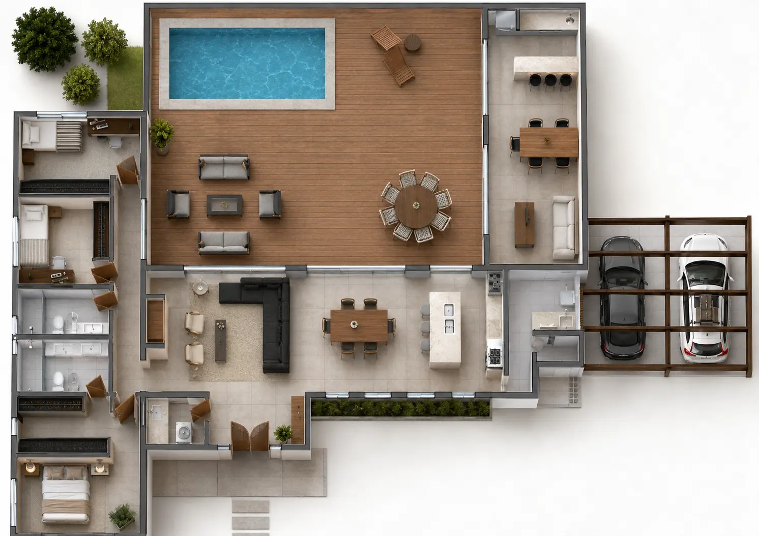 Plano de obra del proyecto 165p-a