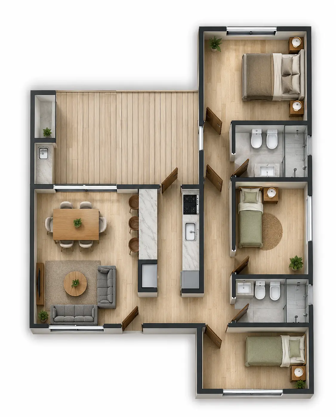 Plano de obra del proyecto 85p-b
