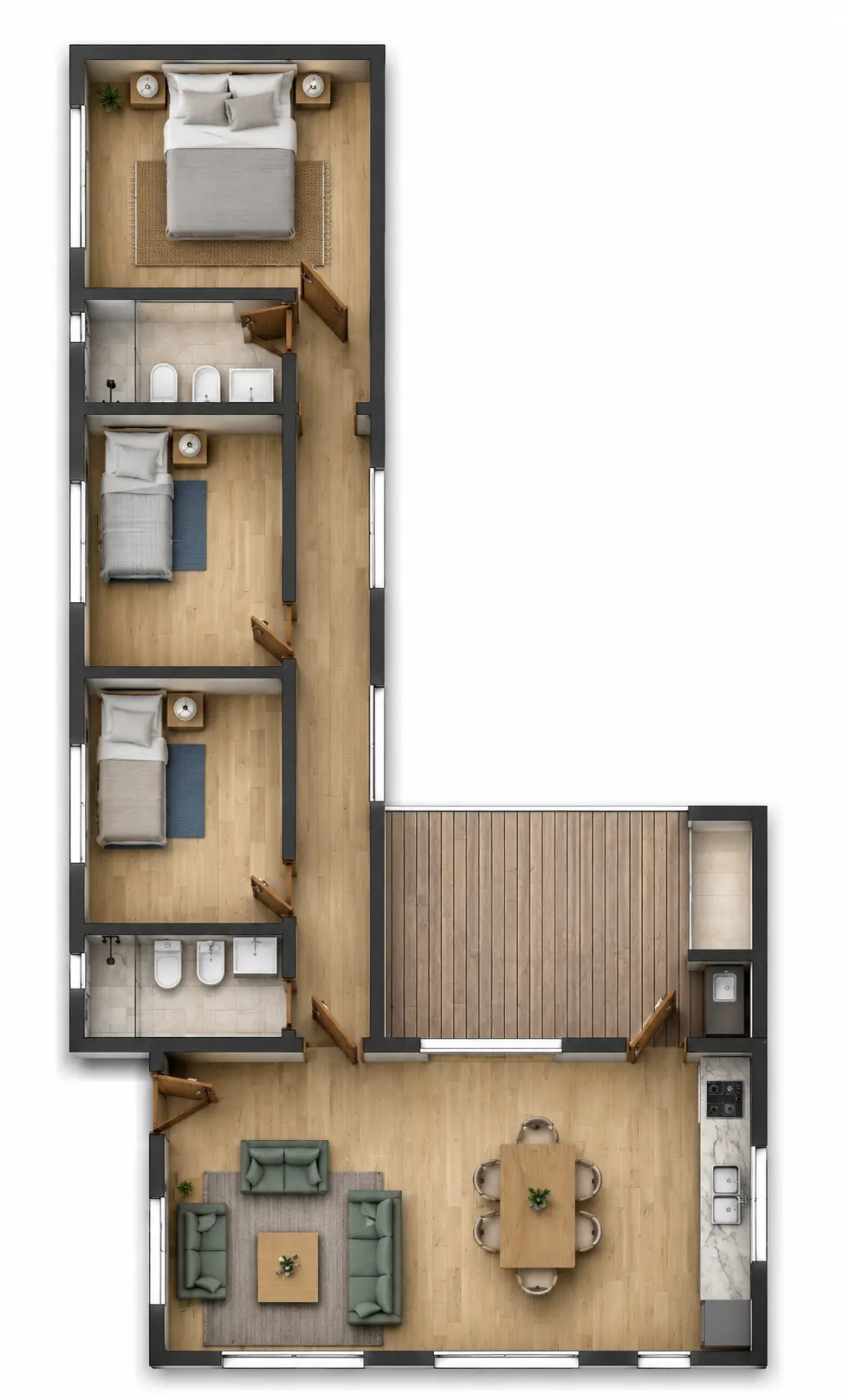 Plano de obra del proyecto 95p-a